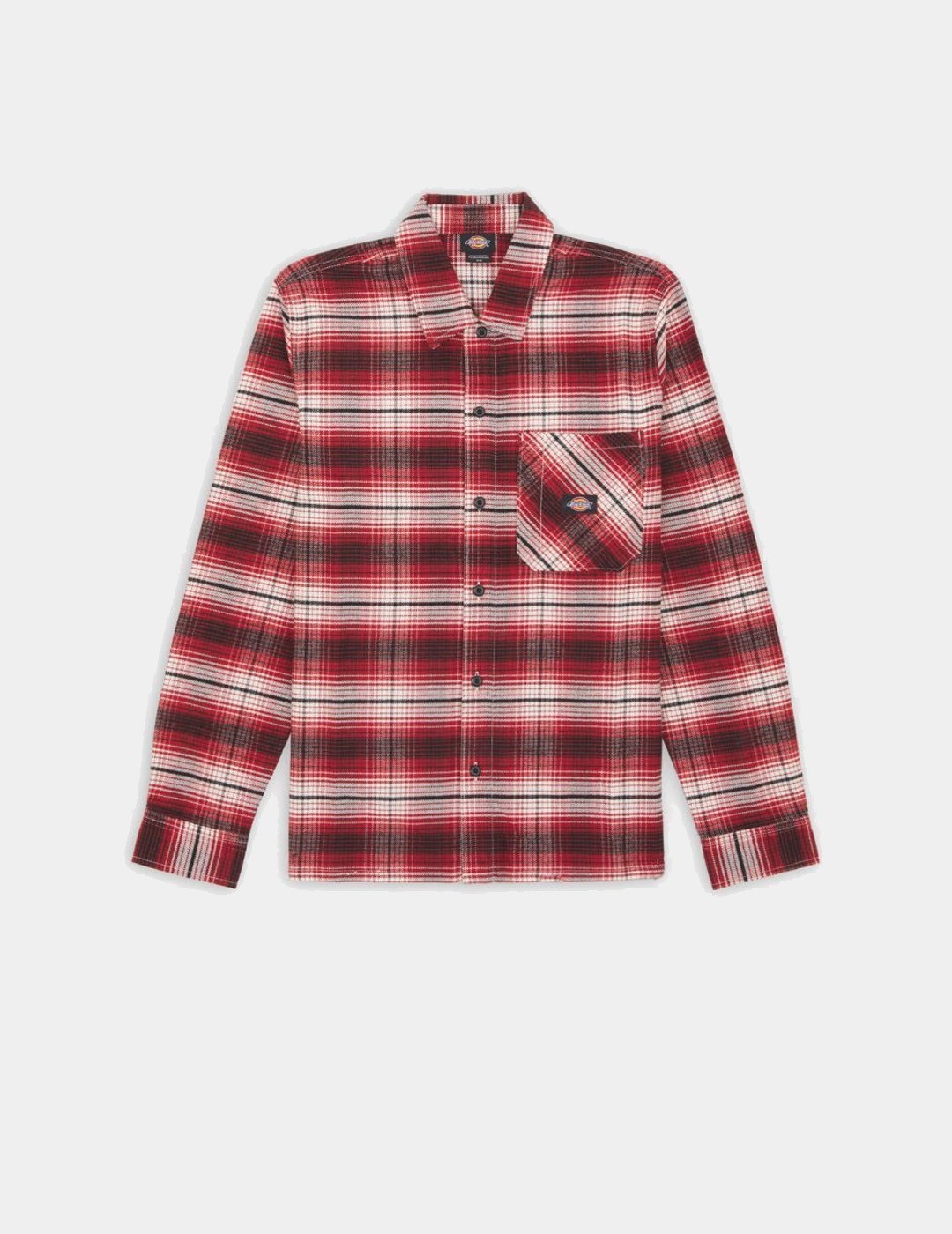 Camisa DICKIES foresta controllo camicia rosso / ocra